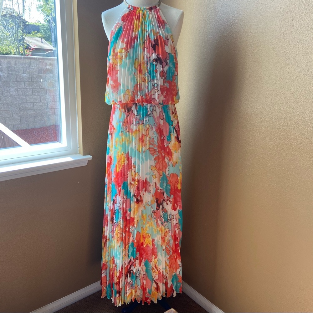 Pleated Maxi Dress *SOLD*